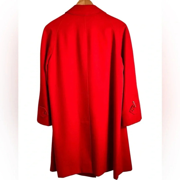 Burberry Red Trench Coat - Picture 12 of 15